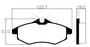 Pastilhas De Freio Dianteira Citroen C2 1.1 1.4 1.4hdi 2003 C3 1.1i 1.4i 1.4hdi Ecopads - Eco1382