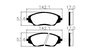 Pastilhas De Freio Dianteira Cobalt 1.4 1.8(abs) Ltz 1.8(abs) Sonic 1.6(abs) Spin 1.8(abs) Ecopads - Eco1516