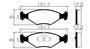 Pastilhas De Freio Dianteira Fiorino 1993-2010 1.6 1993-1997 2.0 16v 1994-1998 Ecopads - Eco1074