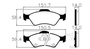 Pastilhas De Freio Dianteira Fit 1.5/1.4 8v 2003-2008 Ecopads - Eco1159