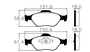 Pastilhas De Freio Dianteira Ford Ecosport 1.0 1.4 1.6 2.0 Fiesta 1.0 Sohc 1.4d 1.6 Sohc Ecopads - Eco1457