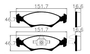 Pastilhas De Freio Dianteira Ford Fiesta 1.0 Sohc Fiesta 1.6 Sohc Ecopads - Eco1458