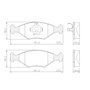 Pastilhas De Freio Dianteira Gol 1.0 1.8 1.6 2.0 Saveiro Ap 1800 Ap 1600 1.6 Voyage Ap 100 Ap 1600 Lonaflex - P23