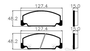 Pastilhas De Freio Dianteira Honda Civic Lx/dx 1991-1996 Shuttle 1.5 1.6 16v 1989-1992 Ecopads - Eco1223