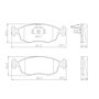 Pastilhas De Freio Dianteira Idea 1.4 1.8 Palio 1.5 1.6 1.8 1.3 Palio Weekend 1.6 1.8 1.3 1.5 Lonaflex - P68