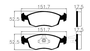 Pastilhas De Freio Dianteira Idea 1.4 1.8 Palio 1.6 16v Palio Adventure 1.6 1.8 Siena 1.6 16v Strada 1.3 Ecopads - Eco1062