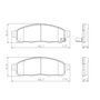 Pastilhas De Freio Dianteira L200 3.5 24v 3.2 16v Dakar 3.5 24v Dakar 3.2 16v Frasle - Pd771