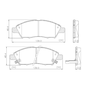 Pastilhas De Freio Dianteira March 1.0 1.6 12v 16v Versa 1.0 12v Versa 1.6 16v Frasle - Pd1365