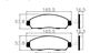 Pastilhas De Freio Dianteira Nissan Frontier Le Cd 4x4 2.3 Ecopads - Eco1617 