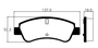 Pastilhas De Freio Dianteira Peugeout 206 207 208 307 206 508 Citroen C3/c4 1.6 16v Xsara 1.6 16v Ecopads - Eco1335