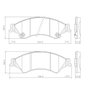 Pastilhas De Freio Dianteira Ranger 2.2 2.5 3.2 3.5 T4 3.2 20v T4 Bold 3.2 20v Frasle - Pd1434