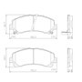 Pastilhas De Freio Dianteira S10 2.4 8v 2.5 2.8 16v Trailblazer 2.8 16v 3.6 24v Frasle - Pd1433