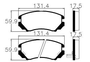 Pastilhas De Freio Dianteira Sonata 2003-2005 Tucson 2.0 Crdi 2.0i Cwt 2.0 V6 2.7 Optima 2003-2006 Sportage 2.0 Crdi 2.0i 16v 2.0i 4wd 2.0 16v Lx 2.7 V6 24v Ecopads - Eco1388