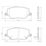 Pastilhas De Freio Dianteira Toro 1.8 2.4 2.0 Compass 2.0 Renegade 1.8 2.0 Lonaflex - P1512