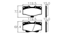 Pastilhas De Freio Dianteira Toyota 4 Runner 3.0 1989 Hilux 4x4 Ecopads - Eco1207