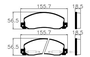 Pastilhas De Freio Dianteira Traffic 1.4 1.6 1.7 2.0 2.1 2.2 2.4 2.5 Traffic Furgao Ecopads - Eco1280