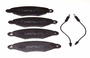 Pastilhas De Freio Dianteira Xsara 1.6i 1.4i 1.8i Xsara 1.8d 1.5d 1.9 (d, Td) Kangoo 1.2i 1.4i 1.6i 1.0i 1.9d 1.0/1.6 Rl/rn 2000 Syl - Syl1146 