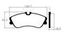 Pastilhas De Freio Diantera 206 Escapade 1.6 207 1.6 306 1.8 2.0 2.0 Hdi Partner 1.1 1.4 1.8 1.9 Xsara 2.0i Xsara Picasso 1.6 1.8 2.0 Ecopads - Eco1110