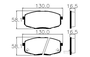 Pastilhas De Freio Dianteira Hyundai I30 Kia Cerato 1.6 Ecopads - Eco1428