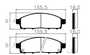 Pastilhas De Freio Dianteira L200 Triton 2.4 3.2 3.5 3.2 Pajero Dakar 3.2 4x4 Ecopads - Eco1420