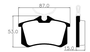 Pastilhas De Freio Traseira 307 1.4/1.6 1.4hdi/2.0 Hdi 405 1.9 2.0 Fluence Megane Golf Polo Virtus Ecopads - Eco1249