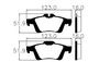 Pastilhas De Freio Traseira C5 Iii 1.6 1.8i 2.0 Hdi 2.0 Hdi 2.0i 2.2 2.7 Hdi 3.0i Focus Ecopads - Eco1485