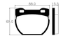 Pastilhas De Freio Traseira Defender 2.5 1986-1994 Defender 90/110 1986-1994 Ecopads - Eco1142