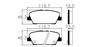 Pastilhas De Freio Traseira Equus 4.6 V8 Santa Fé 2.4 2.7 3.5 V6 4x4 2010 Ecopads - Eco1515