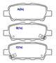 Pastilhas De Freio Traseira Fx 35 Fx 45 Novo Sentra 2.0 Grand Vitara 1.6i 2.0i 2.4i 1.9 Ddis 2.7i 3.2i 3.6i 16v Syl - Syl3178