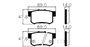 Pastilhas De Freio Traseira Honda Civic Vi 1.4i 1.4is 1.6i Es 1.7i Ecopads - Eco1397