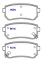 Pastilhas De Freio Traseira I30 2.0 16v Ix35 2.0 16v Sonata 2.4 16v Tucson T6 2.0 Cerato 2009-2012 Rio 1.4 16v 1.5 Crdi 1.6 16v Sportage 2.0 16v Syl - Syl3273