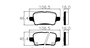 Pastilhas De Freio Traseira Novo Cruze 1.4 Turbo Ecopads - Eco1577