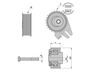 Tensor Correia Dentada Gol 1.0 8v Motor At 1996-2002 Parati 1.0 8v Motor At 1996-2002 Zen - Zen12772