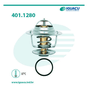 Válvula Termostática Audi/seat/volkswagen 100 80 A3 A6 Gol Golf Parati Passat Polo Transporter Iguaçu - 401128087