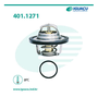 Válvula Termostática Renault/nissan Livina Clio Duster Express Kangoo Logan Megane Sandero Scenic Symbol Iguaçu - 401127189
